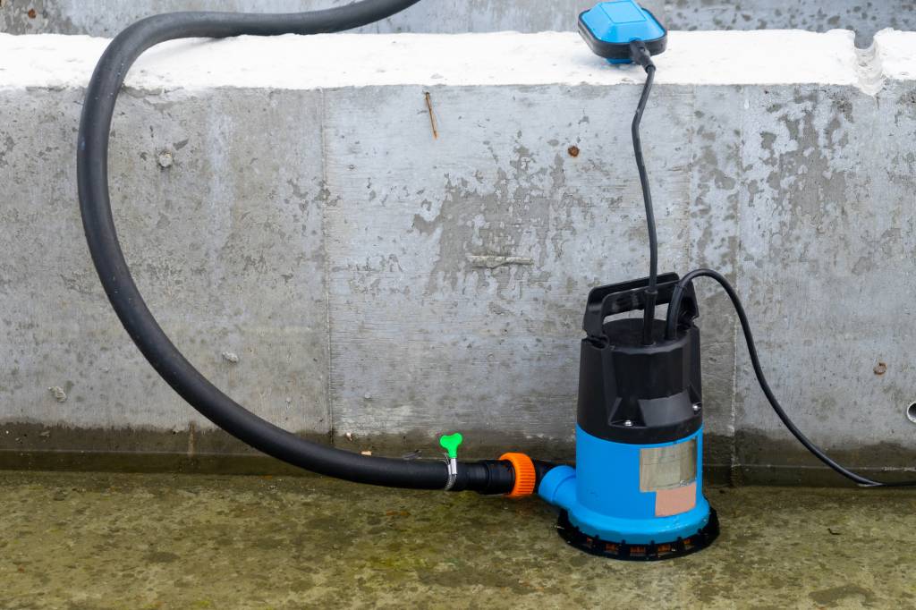Tauchpumpe Restwasserhöhe 1mm